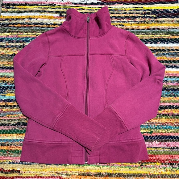 Lululemon Scuba Hoodie Full Zip – Size 8 Sunset Stripe Back - Picture 2 of 4